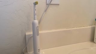 OralB Pro 1000 Rechargeable Electric Toothbrush Quick Review [upl. by Kimberlee]