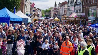 Sunshine and showers for Morpeth Fair Day 2024 [upl. by Marieann657]