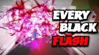 How to use EVERY Black Flash in Jujutsu Shenanigans  Roblox [upl. by Seema272]