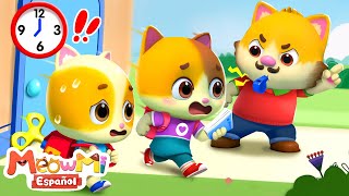 Es Hora de Ir a la Escuela  Buenos Hábitos  Canción Infantil  MeowMi Family Show Español🐱 [upl. by Retsbew849]