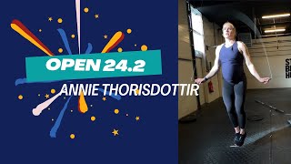 Annie takes on Open workout 242 [upl. by Inele321]