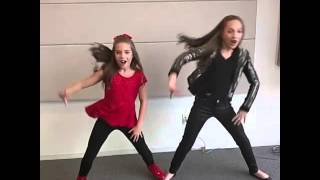 Maddie amp Mackenzie Ziegler Hit That NaeNae [upl. by Kilmarx]