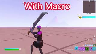 No Macro VS Macro Fortnite [upl. by Eicyak]