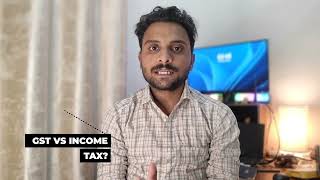 Gst Aur Income tax me kya antar hai  Gst vs Income tax [upl. by Juta533]