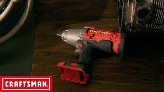 CRAFTSMAN V20 12in Cordless Impact Wrench  Tool Overview [upl. by Sass]