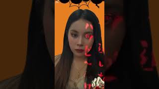 Halloween 👻 costume ahmanet cosplay 🖤🩶 halloween makeup challenge makeuptutorial everyone [upl. by Richart384]