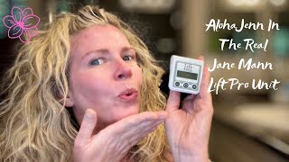 AlohaJenn In The REAL  Jane Mann Lift Professional Microcurrent Treatment  New Skincare [upl. by Rep]