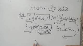 OSMOSIS  OSMOLE  OSMOLARITY  OSMOLALITY [upl. by Oinigih365]