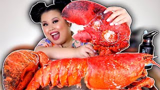 GIANT 15 POUND LOBSTER MUKBANG 먹방 EATING SHOW [upl. by Nohsram]