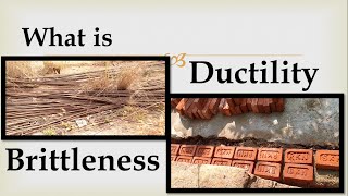 What is Ductility amp Brittleness  Ductile amp Brittle Materials  Civil Engineering Basic Knowledge [upl. by Airahcaz193]