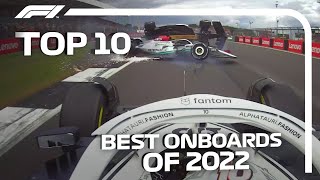 Top 10 Onboards Of The 2022 F1 Season [upl. by Iolenta]