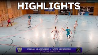 Futsal Klagenfurt  Inter Klessheim Highlights [upl. by Walworth]