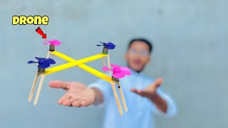 How to make drone at home easy  Drone making at home  DIY  Drone flying [upl. by Clover]