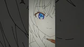 Drawing of Alya  Alya sometimes hide her feelings  anime art shorts trending viralvideo [upl. by Allicserp529]