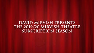 20192020 Mirvish Theatre Subscription Season [upl. by Scevour]