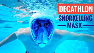 BEST snorkelling mask  Decathlon Easybreath Subea  Test and Details [upl. by Kanya]