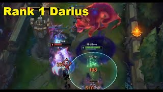 Rank 1 Darius  Not Letting Garen Play the Game from Level 1 [upl. by Sverre]