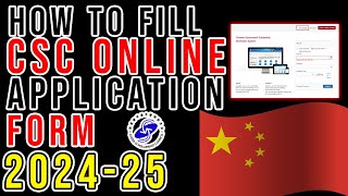 How to Fill Chinese Government Scholarship Online Application Form 202425 Updated  CSC Online Form [upl. by Libbna132]