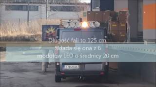 Fala świetlna LED FDR  6 STROBOS [upl. by Langelo]