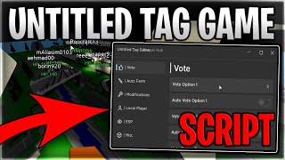 Recode Untitled Tag Game Script Hack Auto Farm Grab All Coins amp ESP  Roblox 2024 [upl. by Litnahc968]