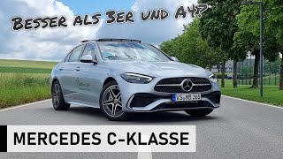 Die NEUE 2021 MercedesBenz CKlasse Der C 300d im Test  Review Fahrbericht Test [upl. by Geller]