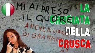 Lingua Italiana  La Crociata della Crusca  errori ortografici [upl. by Ahl]