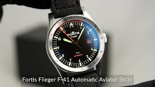 Fortis Flieger F41 Automatic Aviator Strap [upl. by Lipman]