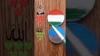 Indian  Ukraine flag painting shortvideo trending [upl. by Woehick]