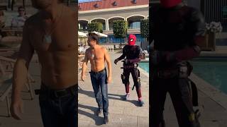 Wolverine and SpiderMan Dance deadpool wolverine spiderman dance [upl. by Karb720]