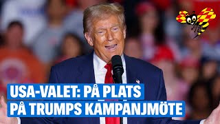 USAvalet På plats på Trumps kampanjmöte [upl. by Volin]