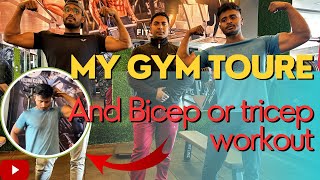 My😎GYM🏋️TOUR और  वर्कआउट मैं MAJA A GAYA🥵 [upl. by Ignatius937]