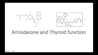 Amiodarone and thyroid function [upl. by Sola]