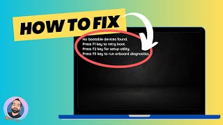 How to Fix Dell No Bootable Device Found  No Boot Device Found  Dell Latitude E5550 [upl. by Ertnom]