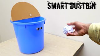 How to Make Smart Dustbin  Arduino Project [upl. by Ettenuahs458]