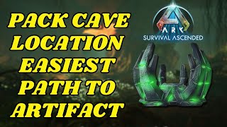 Pack Cave Walkthrough to Artifact Ark Survival Ascended The Island [upl. by Jacobsen]