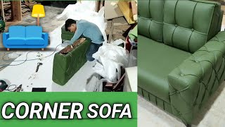 diy corner sofa  modern colour sofa  stylish tranding design 🔥🇮🇳  rksofafurniture0007 [upl. by Enirual864]