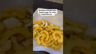 Maple Roasted Delicata Squash with Red Onion squash recipe vegetablelovers fallfestivities [upl. by Iliam389]