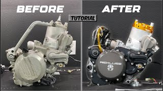 Making my 2Stroke Engine Look Factory  The EASY Way [upl. by Harvard]