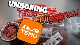 UNBOXING LEURRE ALIEXPRESS  TEMU aliexpress temu [upl. by Ynneh]