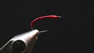 Cranberry Larvae  One Minute Fly Tying Video [upl. by Noraa136]