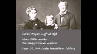 Wagner SiegfriedIdyll  Knappertsbusch  Wiener Philharmoniker [upl. by Fillender880]