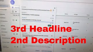 Google Ads Update Headline and added Description [upl. by Kirbee]