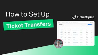 How to set Ticket Transfers with TicketSpice [upl. by Aidekal65]