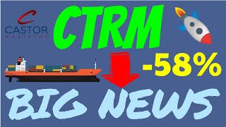 CTRM HUGE STOCK UPDATE  CTRM BUY NOW  CASTOR MARITIME NEWS  SELL NOW [upl. by Shaya]