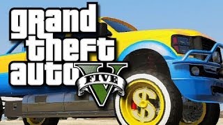 GTA 5 Funny Moments and Glitches  Trucks Riding Jets GTA 5 Online [upl. by Llenrup]