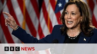 Kamala Harris attacks Trump and promises to unite Democrats at Wisconsin rally  BBC News [upl. by Trometer]