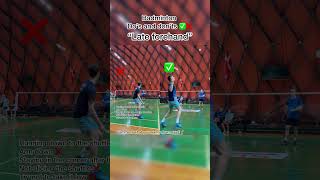 Badminton Do’s and don’ts ✅❌ “Late forehand” shorts badminton badmintonlovers [upl. by Mailand]