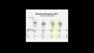 Dissonance amp Consonance Vol 6 shorts guitar chords music [upl. by Gerrard]