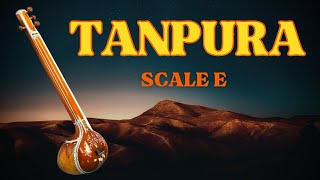 Tanpura Scale E for practice Taanpura loop for riyaz Classical Music practice [upl. by Ceil]