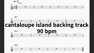 cantaloupe island backing track 90bmp [upl. by Hnahym873]